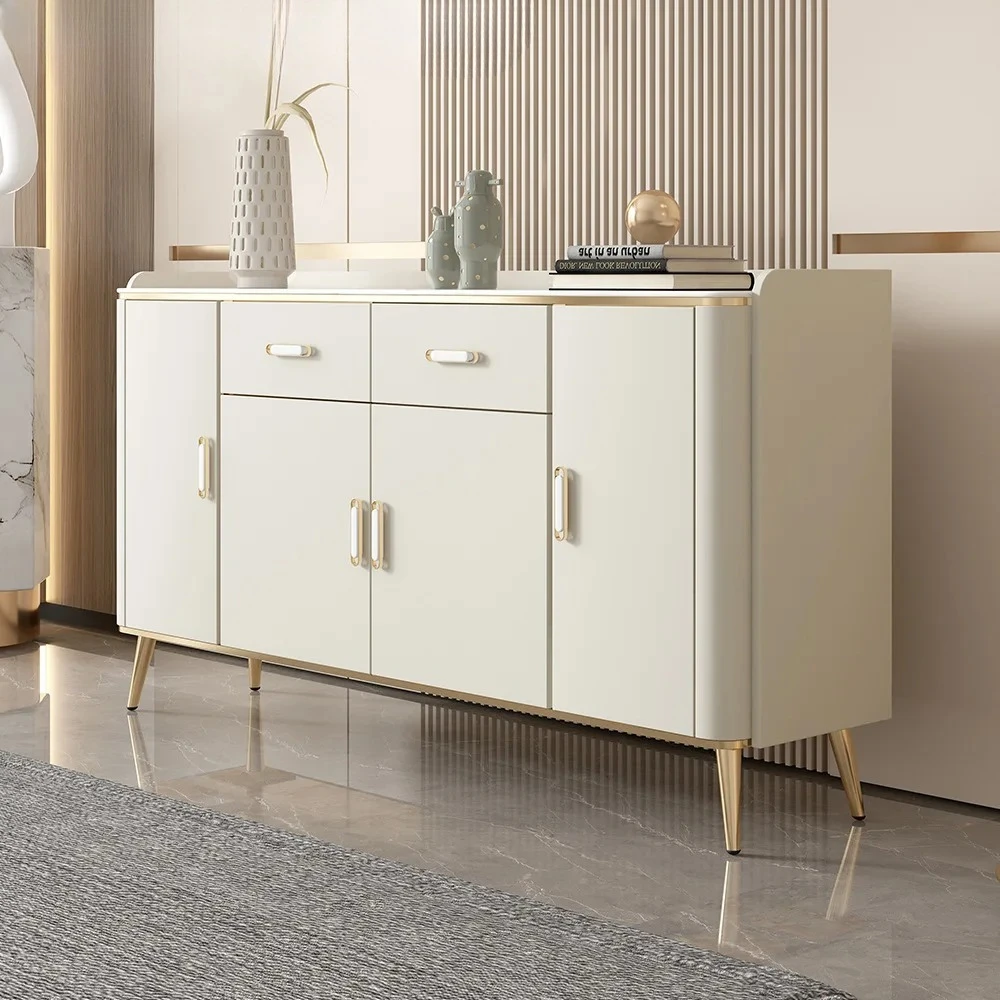 

Modern simple sofa backer living room partition storage cabinet light luxury slate home against the wall