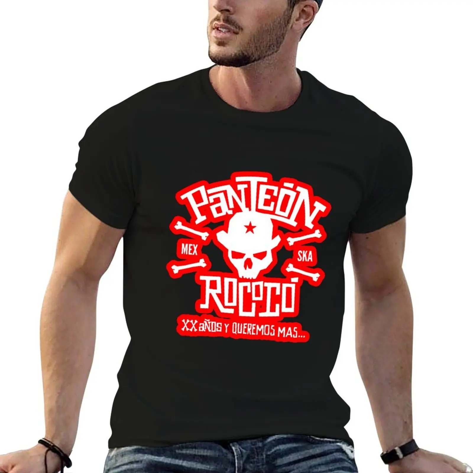 Camiseta Panteon Rococo 20 años para hombre, camisetas gráficas divertidas para hombre, camiseta gráfica