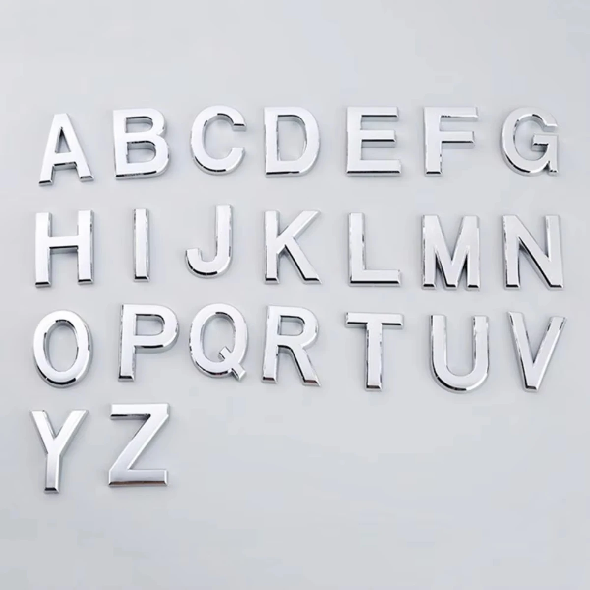 5cm Self Adhesive Alphabet Decorative Plastic Letters A-Z to Customize Office Apart Hotel Address Mailbox Door Number Signs