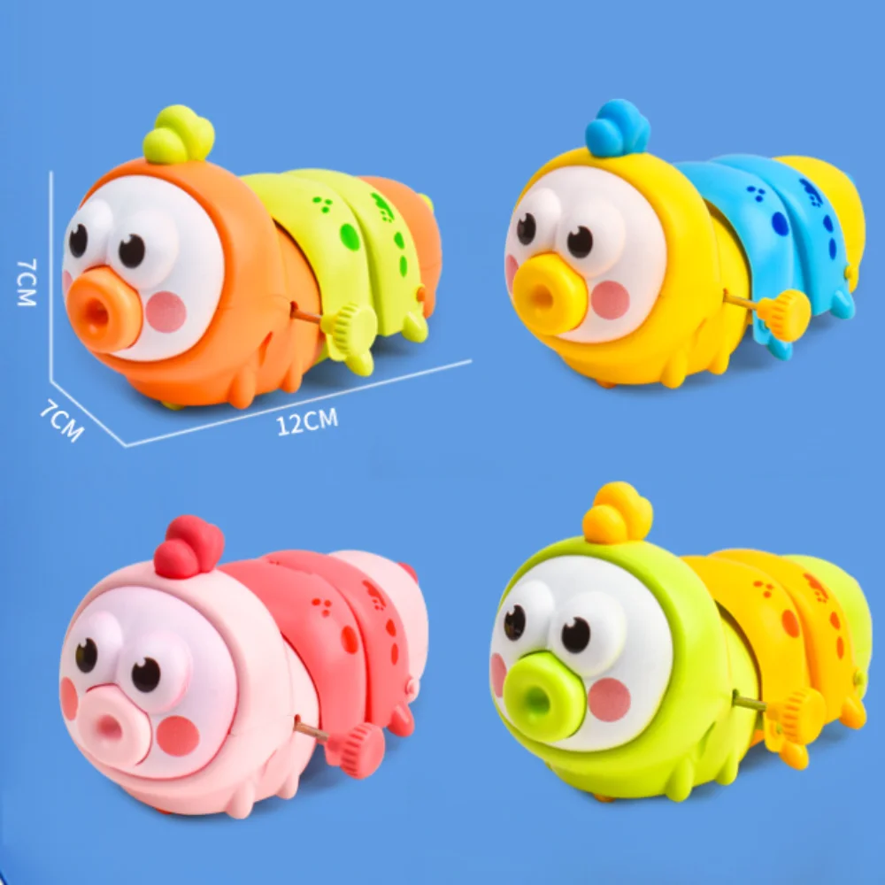 Chain Winding Caterpillar Puzzle Winding Toy Telescopic Movable Crawling Caterpillar Toy Running Swinging Animal