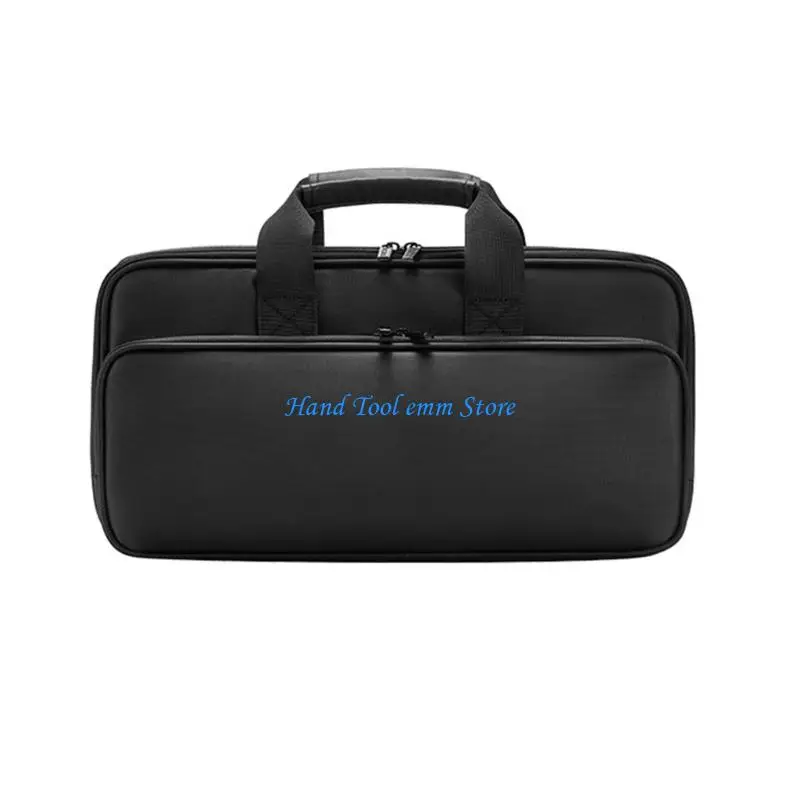H37F Double Layer Keyboards Case With Padded Compartment And Multiple Storage Pockets
