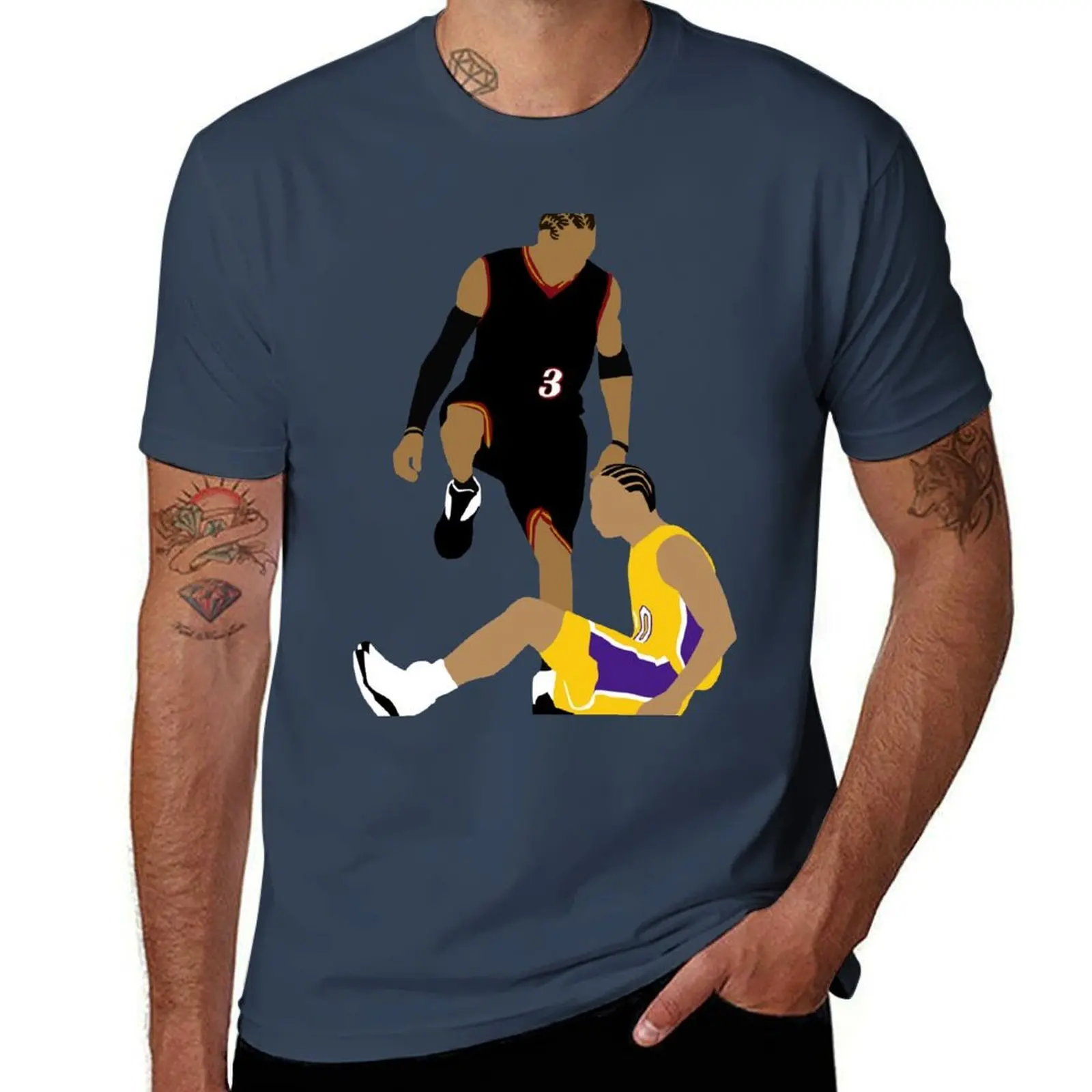 

Allen Iverson Stepover T-Shirt man t shirts graphic t shirts for man pack white T-Shirt