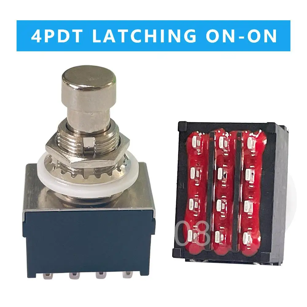 Effect Device Through Switch, Change-Over Switch, 12-Foot Foot Switch, 4PDT Environmental Protection