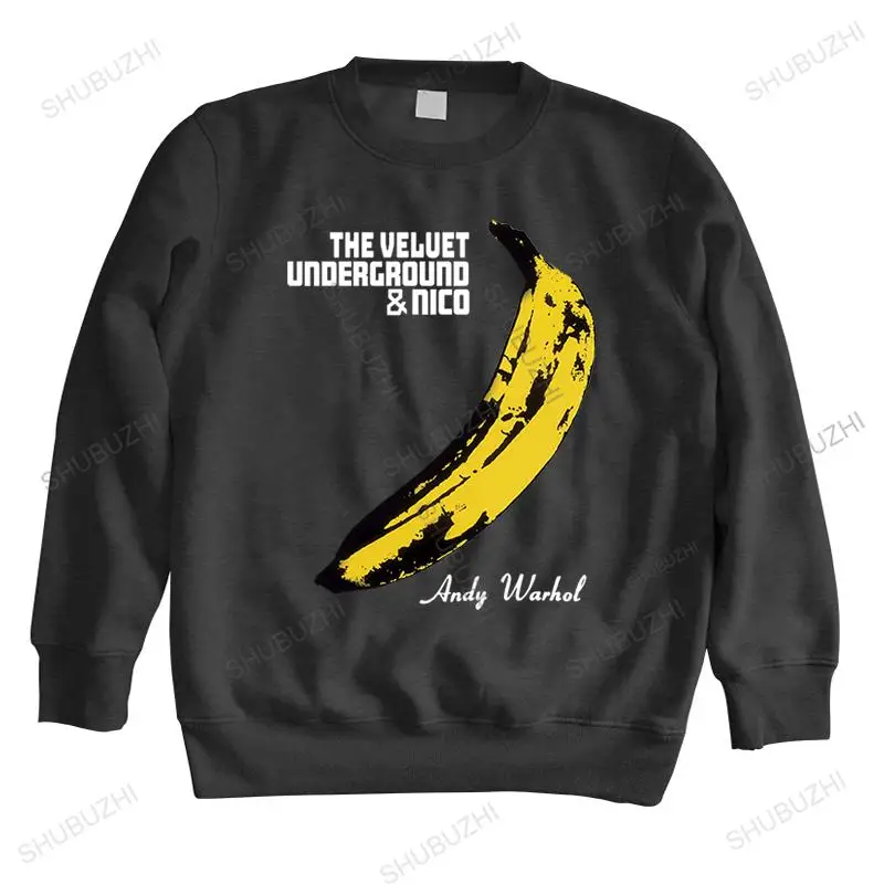 

new Man crew neck hoodie Men sweatshirt spring tops The Velvet Underground men's funny cotton hoodies unisex brand winter hoody