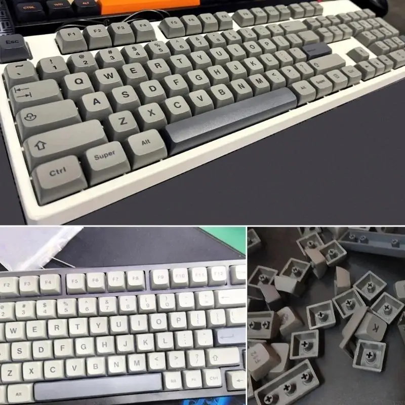 133Key/SET XDA Profile Keycap для механических клавиатур PBT Клавиц Клавки для переключателей y3nd