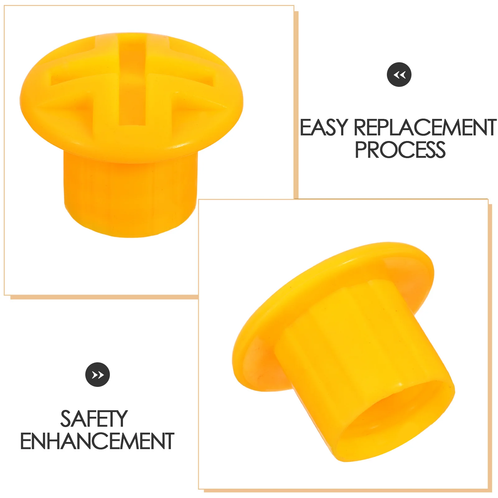 10Pcs Slide Screw Caps Plastic Replacement Fixing Caps Easy Install Kids Slide Accessories Play Equipment Protection