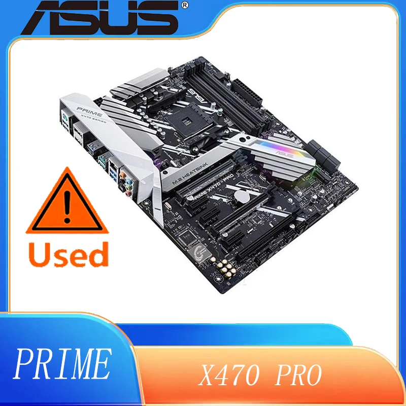 ASUS X470 PRO Motherboard With AMD X470 chip Socket AM4 For AMD Ryzen/7th Gen A-Series 4×DDR4 PCI-E 3.0 2 x M.2 ATX