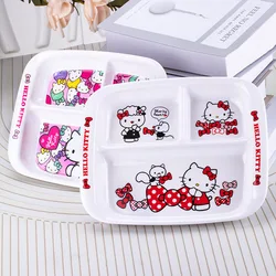 New Kitty Dinner Plate Cinnamon Children's Tableware Cute Cartoon Breakfast Plate Creative Food Plate