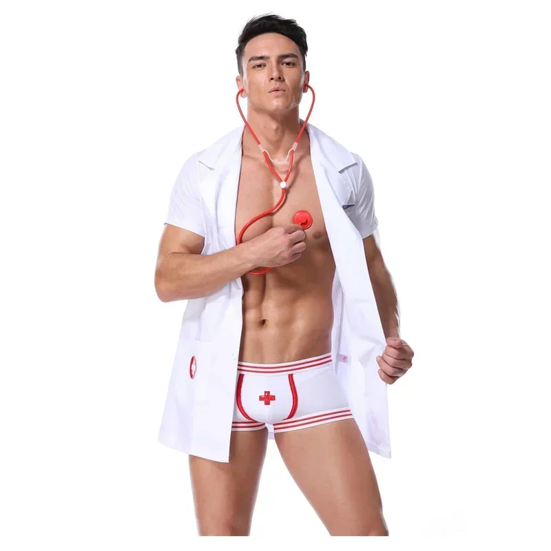 

Adults Men'S Doctor Lingerie Costumes Halloween Role Players MN9