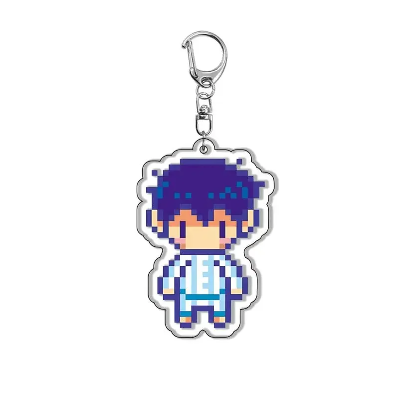Акриловый брелок для игры Omori Pixel милый Aubrey Kel Basil фигурка кулон ключей от машины сумка рюкзака аксессуары Фото №3