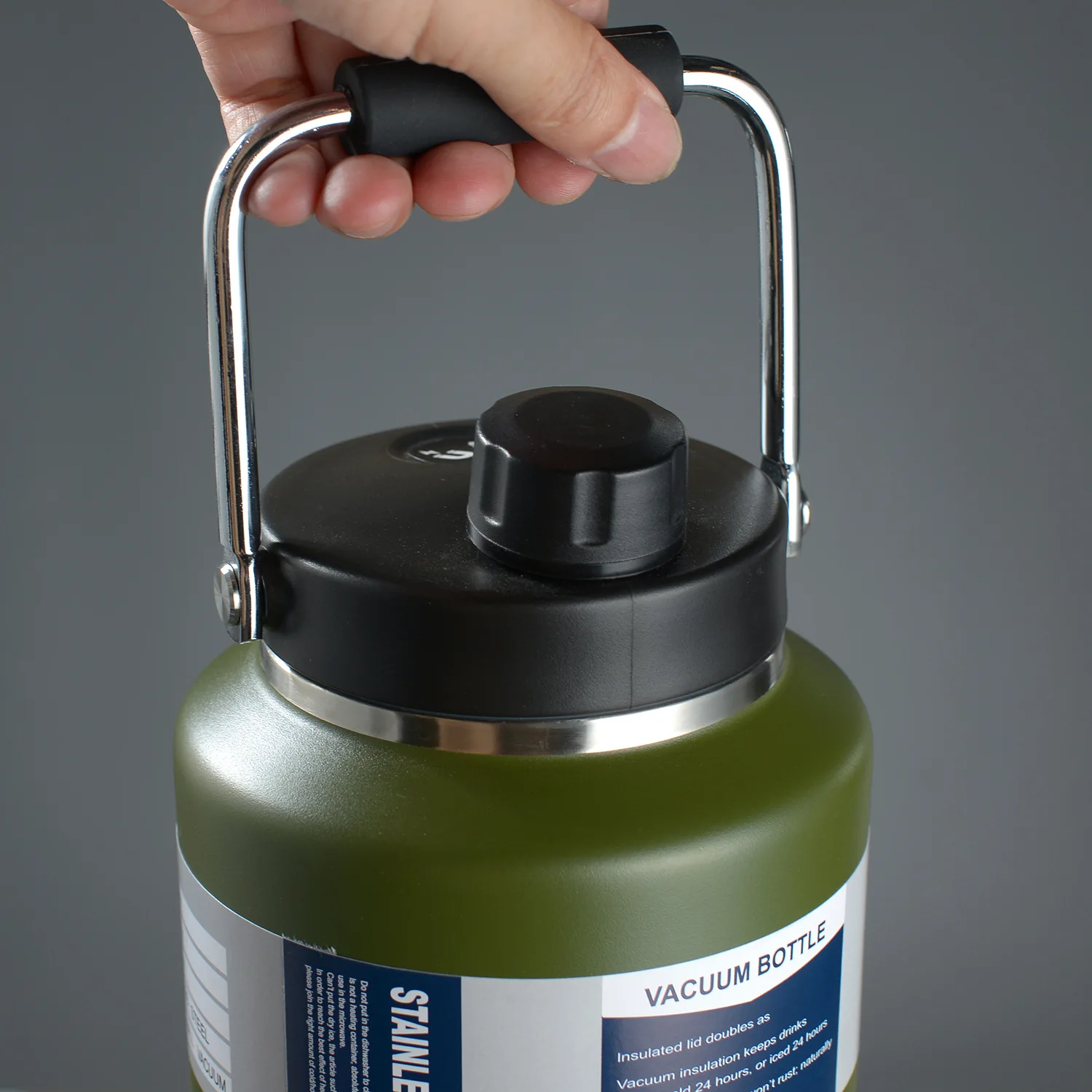 304 Stainless Steel Insulated Cup Large Capacity Portable Beer Keg Large Camping Ice Bar Cup Jugs 1500/2000ml Friend Gift