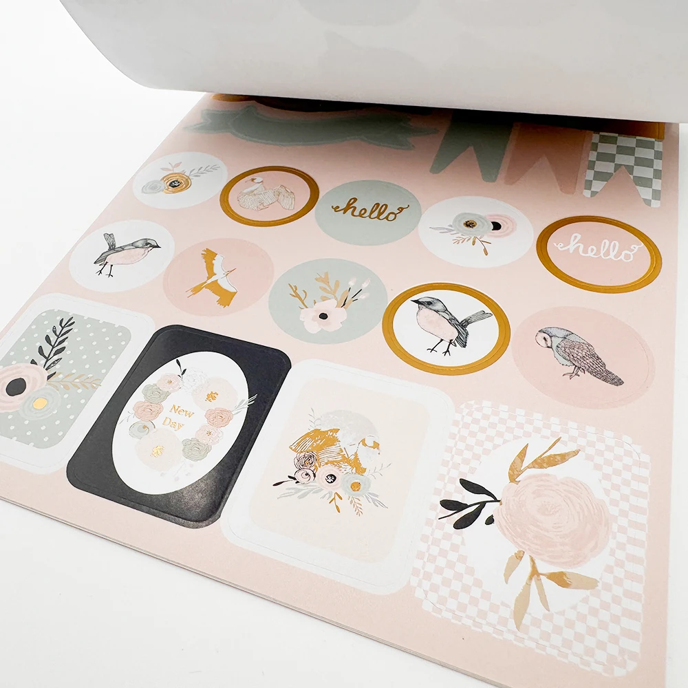 Kreativer Weg Neuer Anfang Scrapbooking Journaling Komplettsets Dekorative Papiere Stanzformen Journalkarten Aufkleber DIY Bastelset – Detail 22