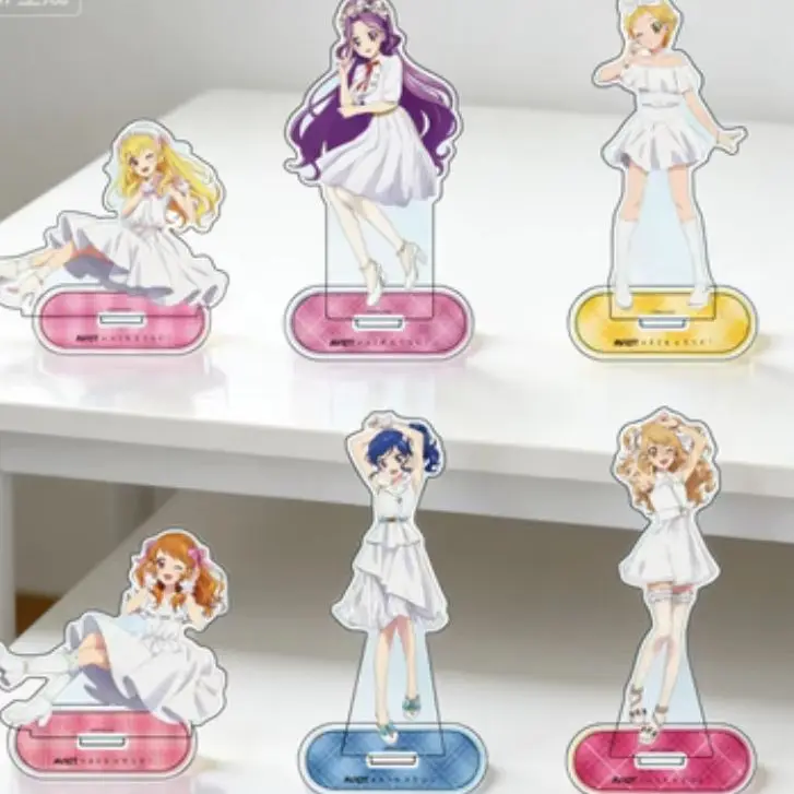 Anime Aikatsu Sumire Hikami Kaede Mizuki Kanzaki Akayi Ichigo Hoshimiya Acrylic Standing Sign Board Gifts For Friends