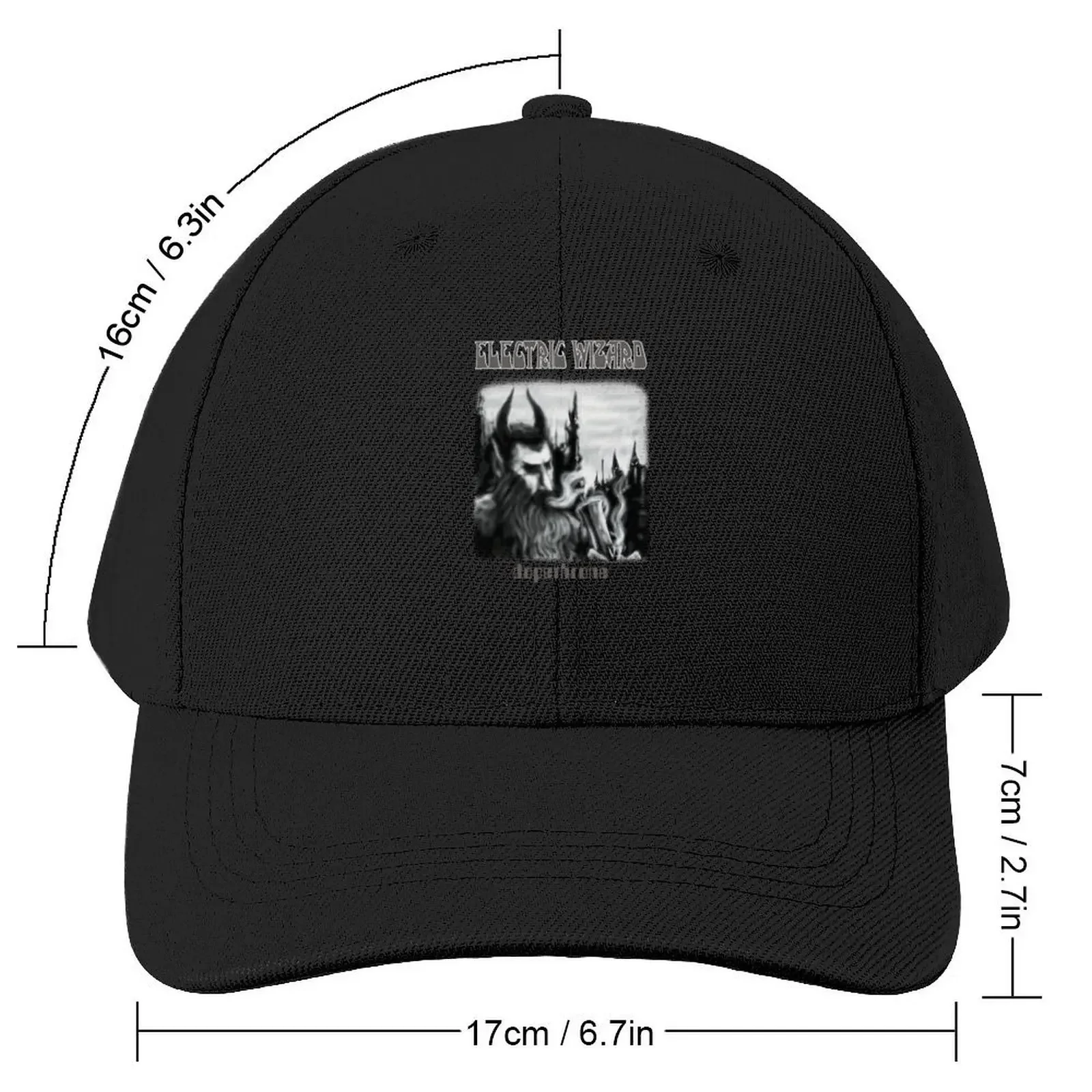 Electric Wizard - Dopethrone Classic Old School UK DoomStoner Metal Baseball Cap Horse Hat Luxury Brand For Men Women's