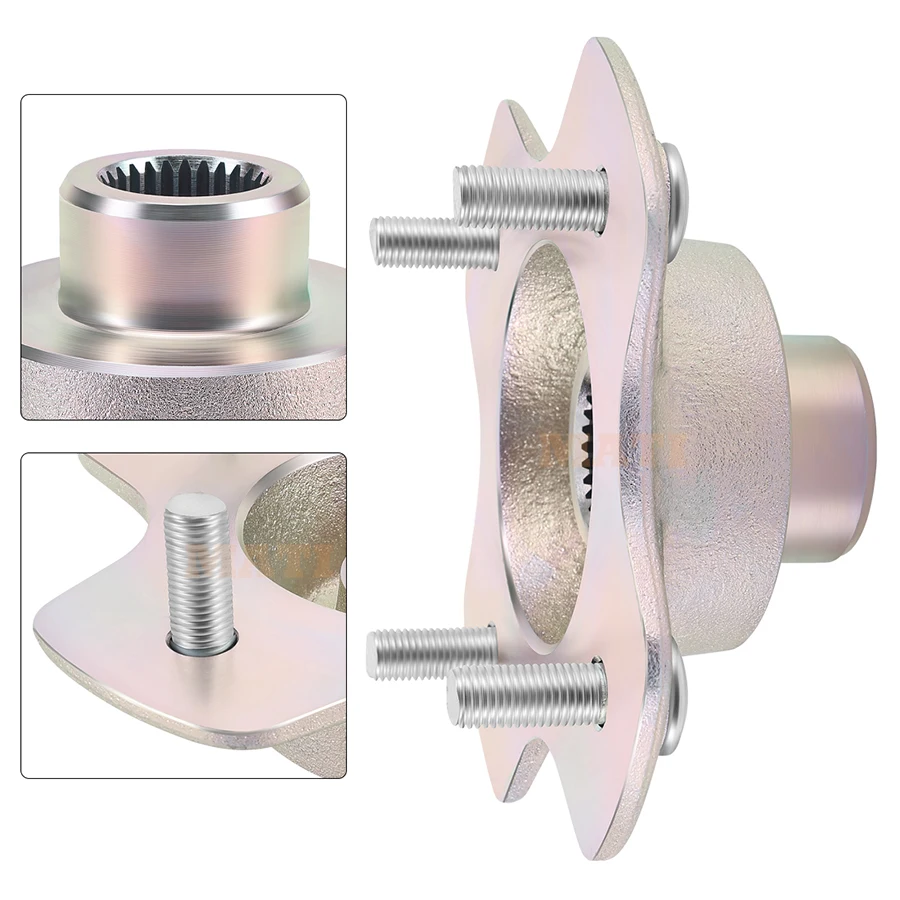 M MATI Rear Axle Right Wheel Hub for Honda Rancher 420 2x4 4X4 TRX420 2014-2024 Foreman 500 4x4 TRX500FM1/FM2/FE1/FE2 2014-2019