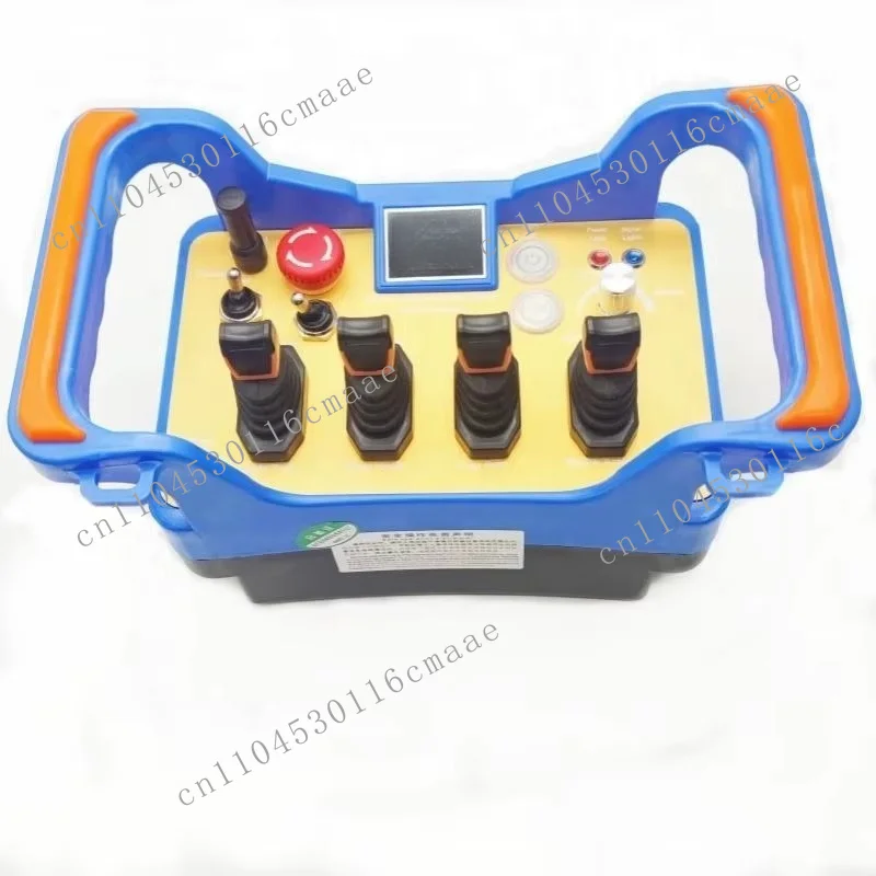7-Key joystick fixed-coded waterproof wireless remote control system for precise control of crane and heavy machinery operation
