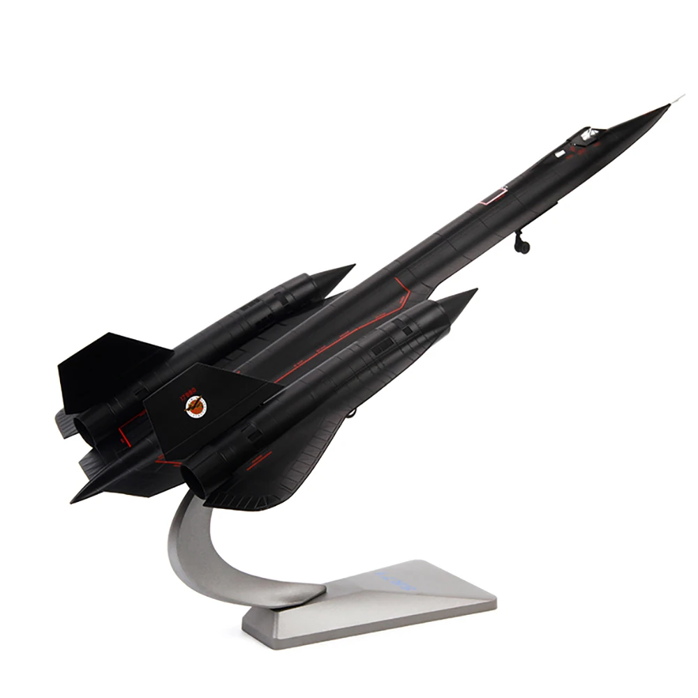 子供のための戦略的消防士の置物,1/72スケールの合金モデル,SR-71 us air force sr71,ブラックバードモデル,おもちゃ,ギフト,コレクション