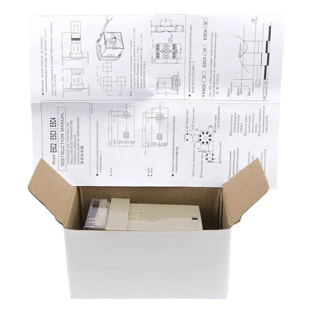 E5C4-R AC 220V relay output K input digital temperature controller E5C4 220VAC series