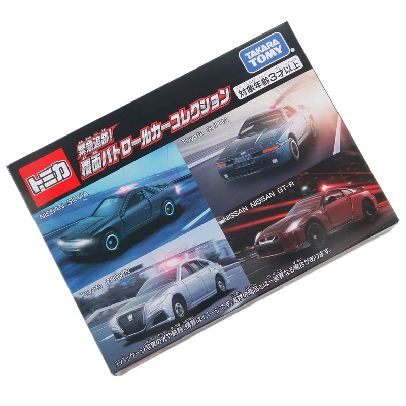 

TOMY Tomica 1:64 Plainclothes Police 4 Car Set 228677 Alloy Premium Diecast Vehicle Model True Scale Miniatures