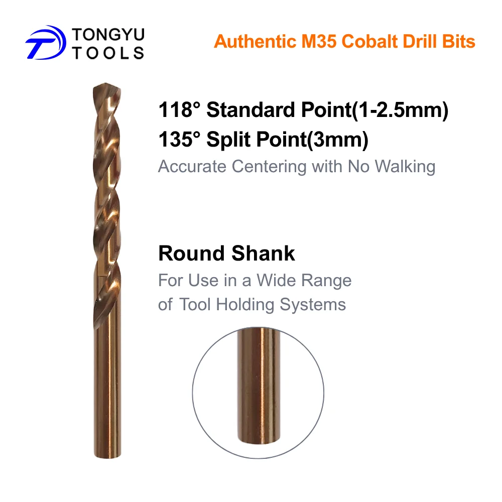 M35 Kobalt-Mikrobohrer-Set 10/30/50 Stück 1-3mm HSS Co5% Spiralbohrer für Edelstahl und Hartmetall – Detail 4