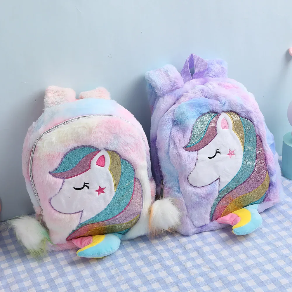 New Cartoon Unicorn School Bags for Girls Sweet Toddler Backpacks Children School Backpack for Kindergarten Mochila Escolar