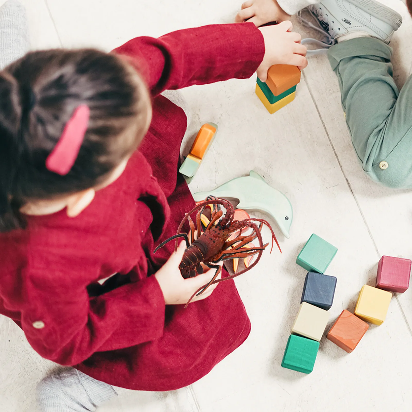 Lifelike Lobster Toy for Kids – Ocean-Themed Educational Play, Imaginative Learning & Room Decor