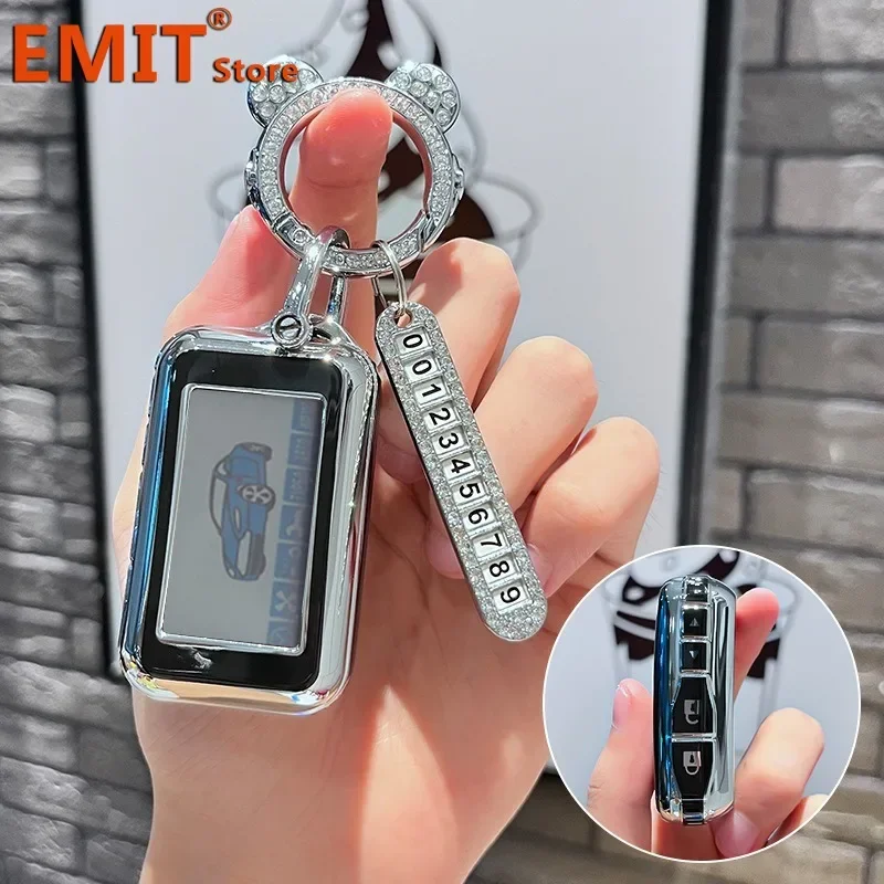 for Russian Starline E60 E61 E62 E90 E91 E95 2 Way Car Alarm LCD TPU Key Case Remote Controller Keychain Cover Fob Accessories