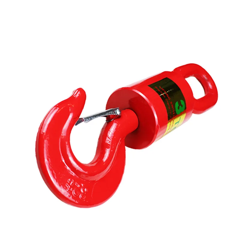 360 degree rotating lifting ring with large hook for vertical oil field