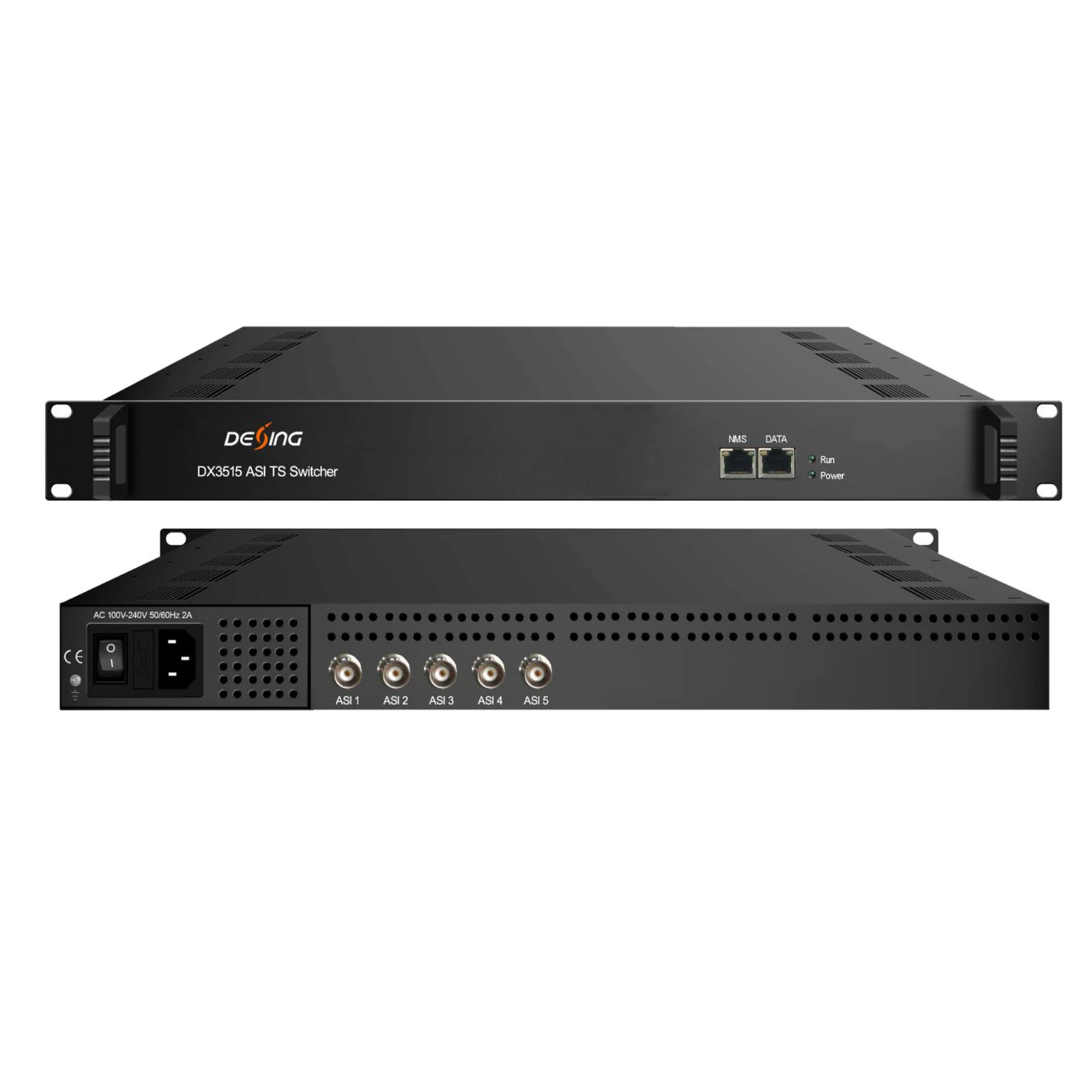 CATV front-end equipment DX3515 ASI TS switcher is widely used in digital TV signal backup systems.Support 188 format TS packet