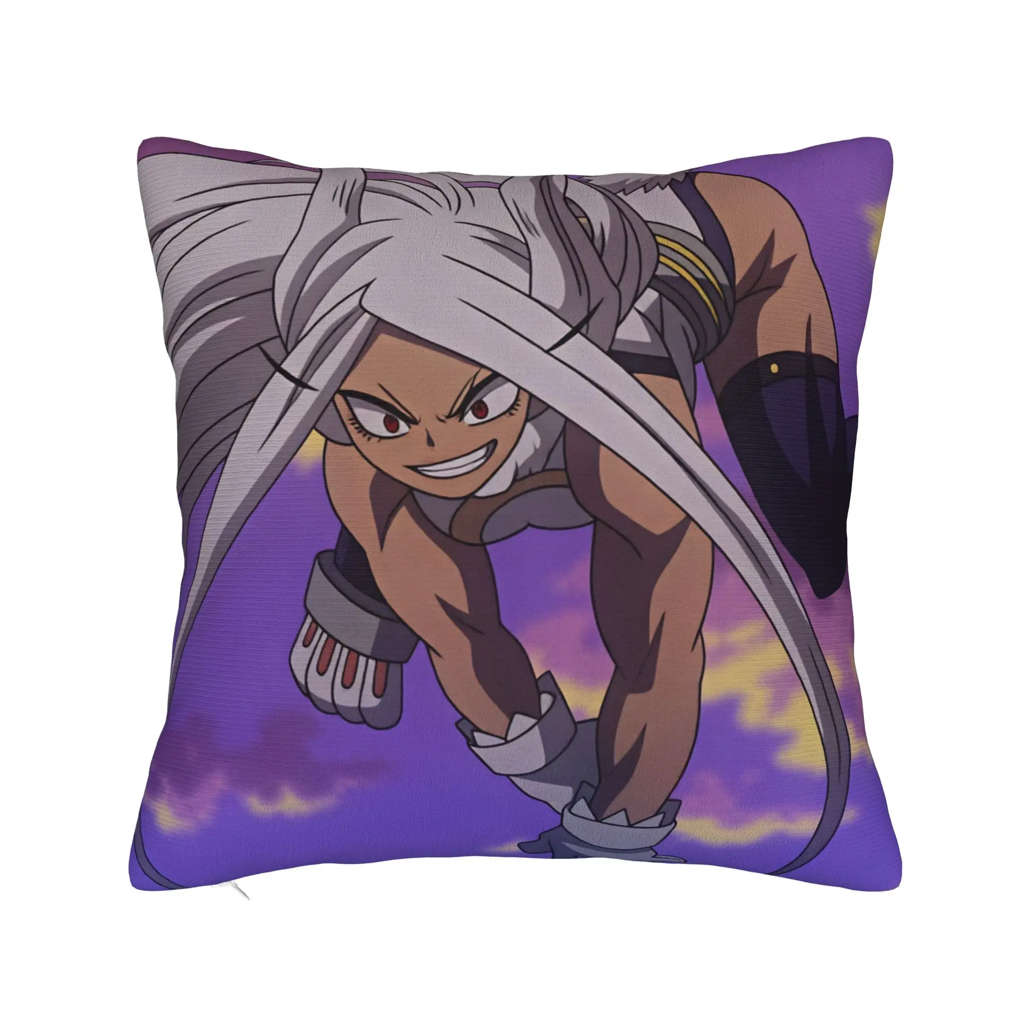 Rabbit Hero Mirko  Pillow Case  Comfy Pillow Cover For Sofa Car Home Decor Kawaii Pillowcases