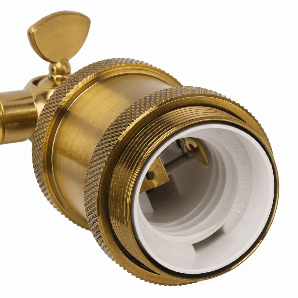 Iron Wall Sconce 180 Degree Adjustable E27 E26 Base Wall Mounted Lamp 110-220V Gold Finish Wall Lighting Fixture Dining Room