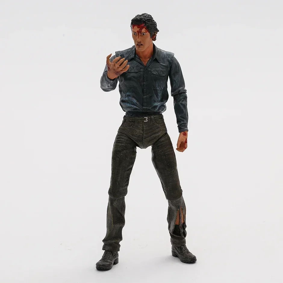 NECA Evil Dead 2 Dawn 얼티밋 애쉬 액션 피규어, 변경 가능한 액세서리 PVC 모델