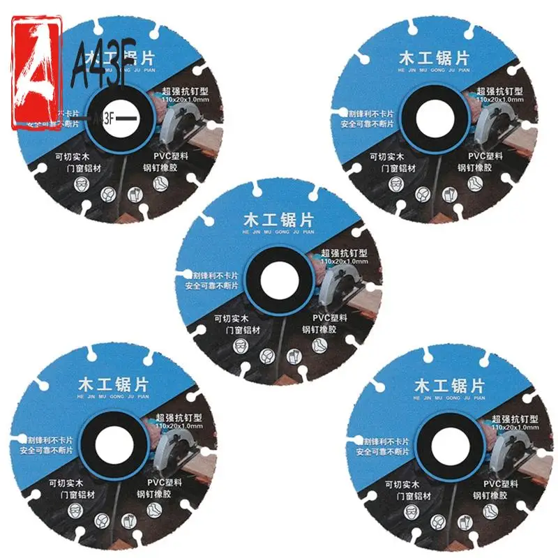

A43F-новое деревообрабатывающее пильное полотно из сплава для деревянной доски, алюминий, ПВХ, пластик, резиновые режущие инструменты для угловой шлифовальной машины