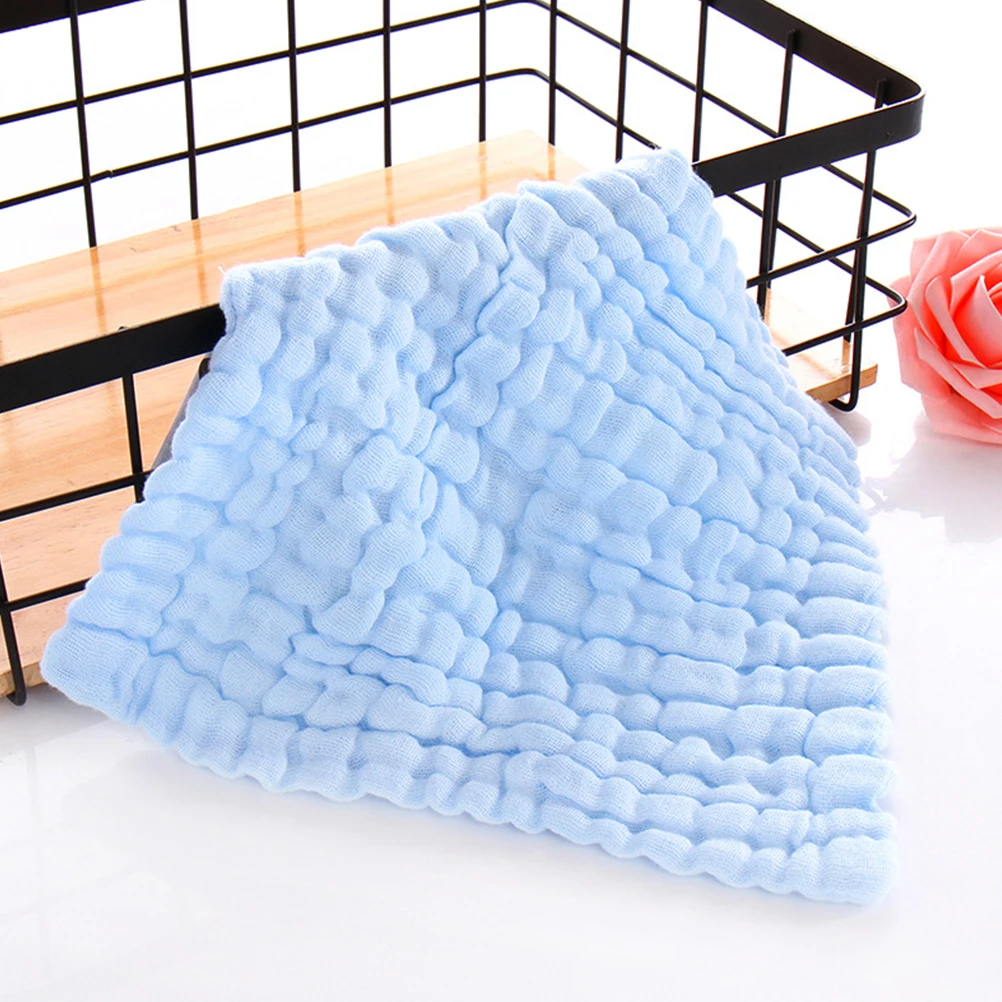 

5pcs Pink Pure Towels Muslin Baby Washcloths Saliva Hand Towels Burp Cloths Absorbent Soft Breathable Comfortable