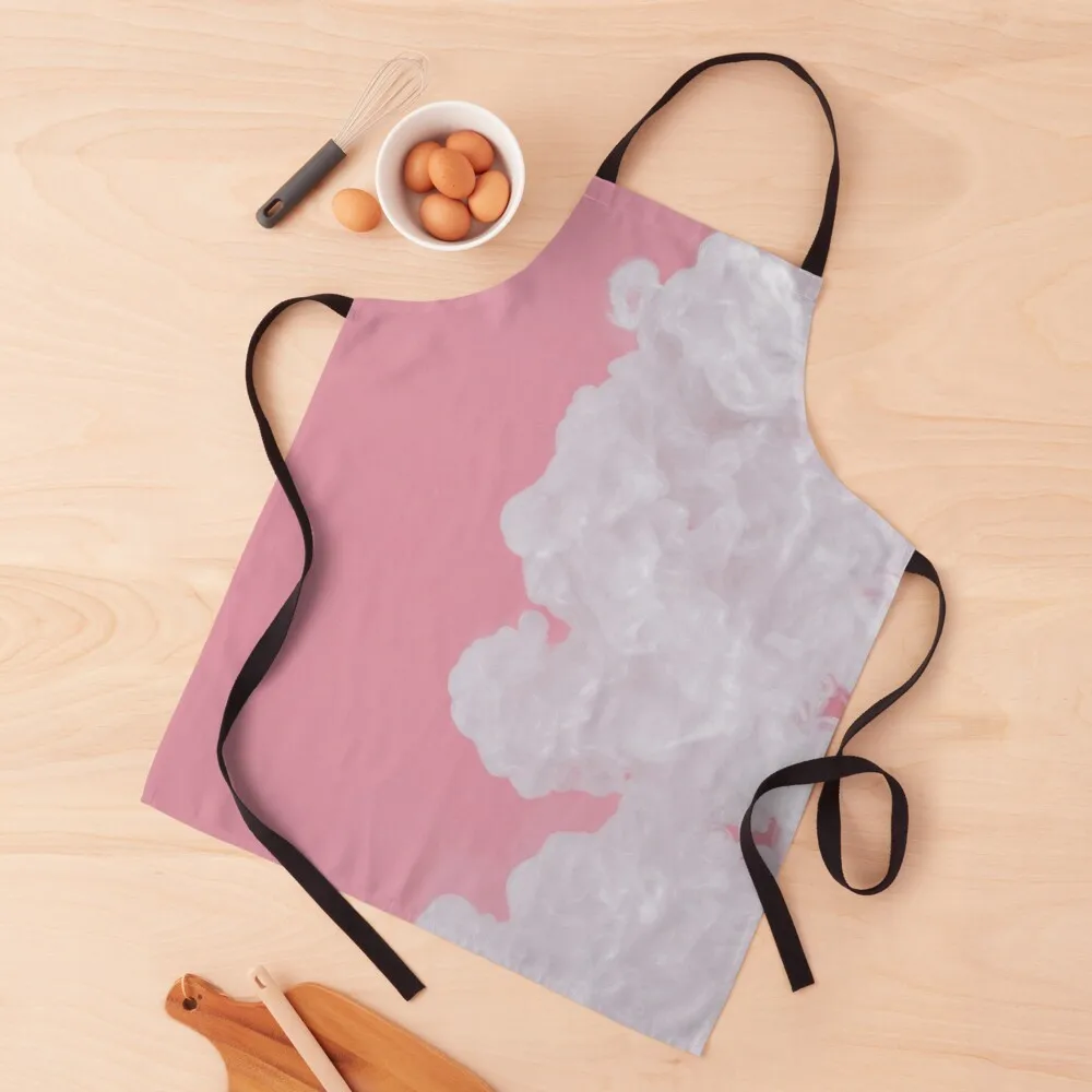 

Aesthetic Pink Wallpaper Apron Salon Kitchen Man for kitchen useful Men's Kitchen Apron