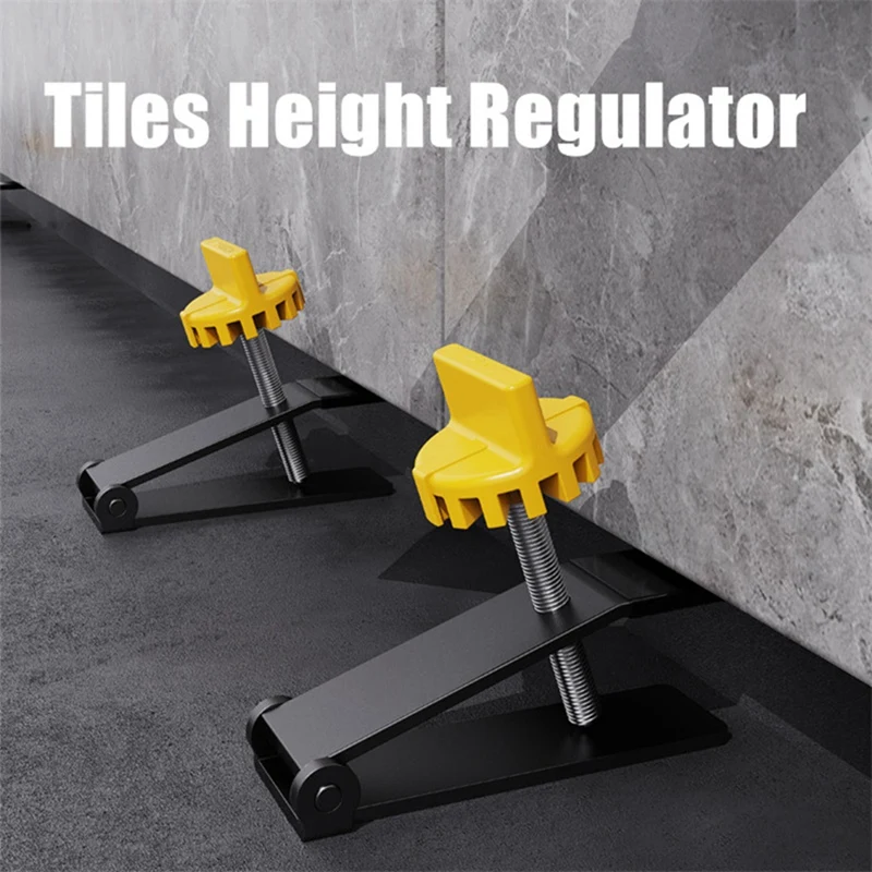 10Pcs Set Manual Tile Locator Wall Tiles Height Regulator Adjustment Positioner Leveler Rising Construction Tools-FS-PHFU