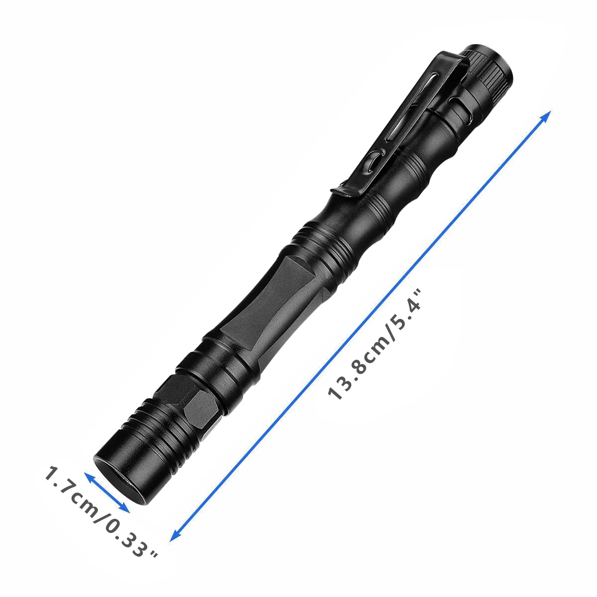 1PC Mini Pen LED Flashlight Waterproof Pocket Torch Powerful LED Lantern AAA/AA/18650 Battery Powerful Led for Camping Hunting