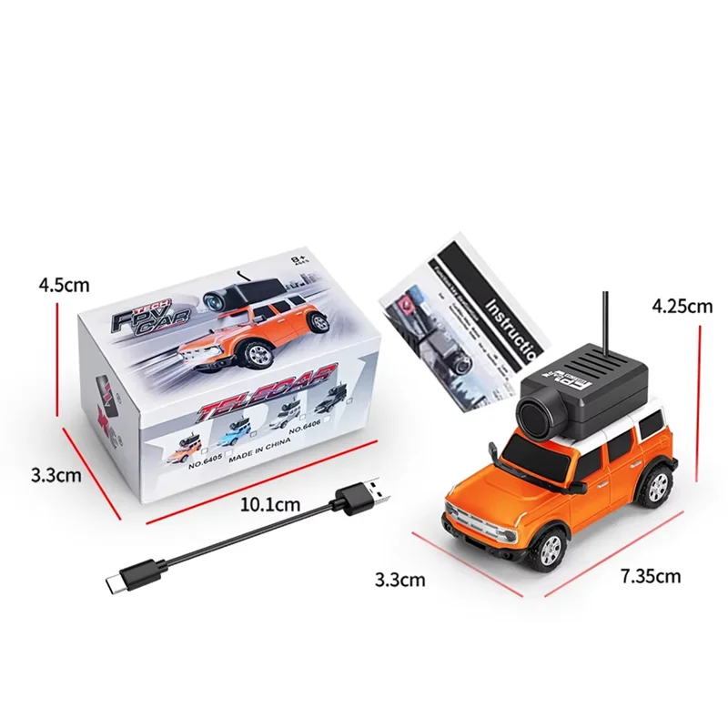 L52A-FPV RC سيارة 1:64 6405 سباق السيارات FPV VTX 720P كاميرا المدمج في الجيروسكوب 2.4G واي فاي App التحكم في الصور + فيديو RC سيارة