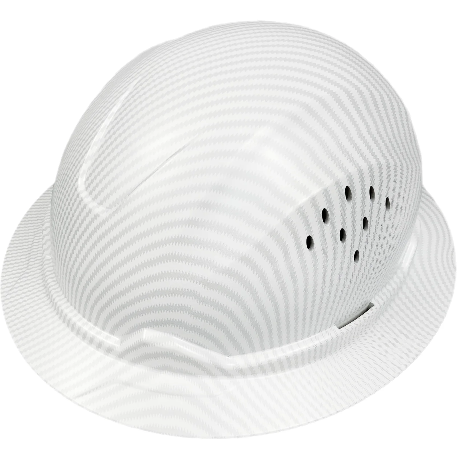 Full Brim Hard Hat Construction Work Men ANSI Approved HDPE Safety Helmet For Engineer Industrial with 6 Point Adjustable