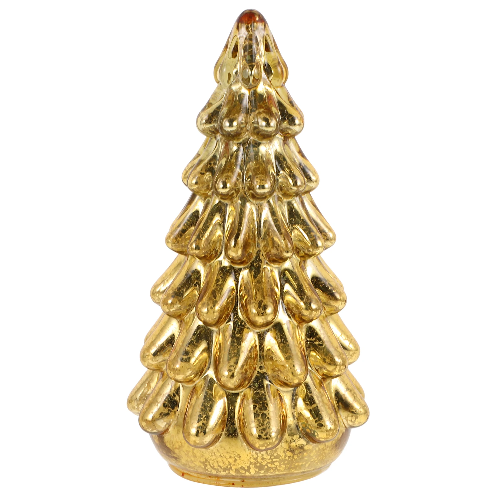 

Mini Glass Christmas Tree Ornament Holiday Indoor Decor Festive Tabletop Xmas Display Elegant Mantel Fireplace Desktop