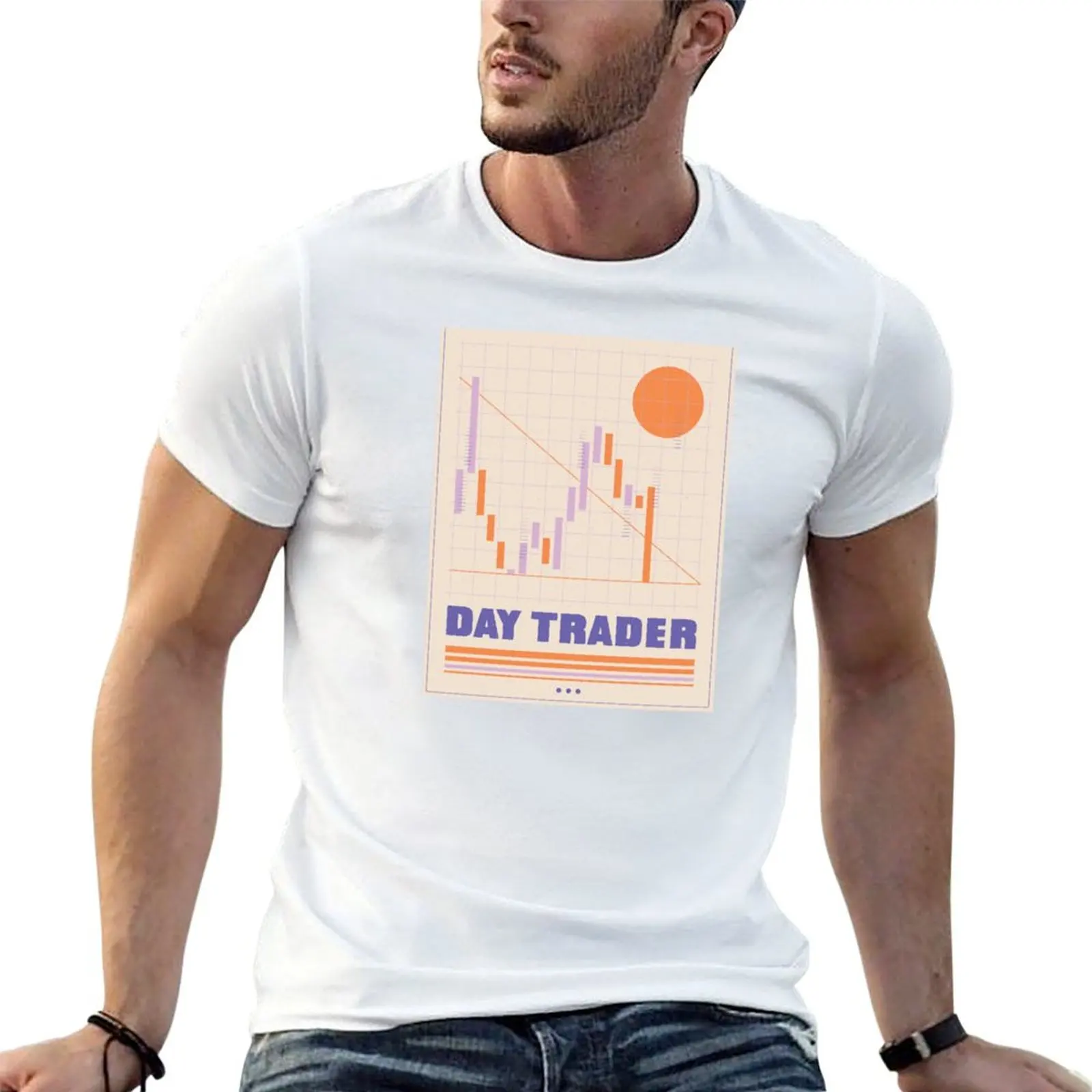 Stock exchange, stocks, day traders T-Shirt Basic Comfort Fit T-Shirt for Men