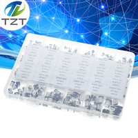 1uF~1000uF 6.3V-50V 400Pcs 24Value SMD Aluminum Electrolytic Capacitors Assortment Kit+ Box