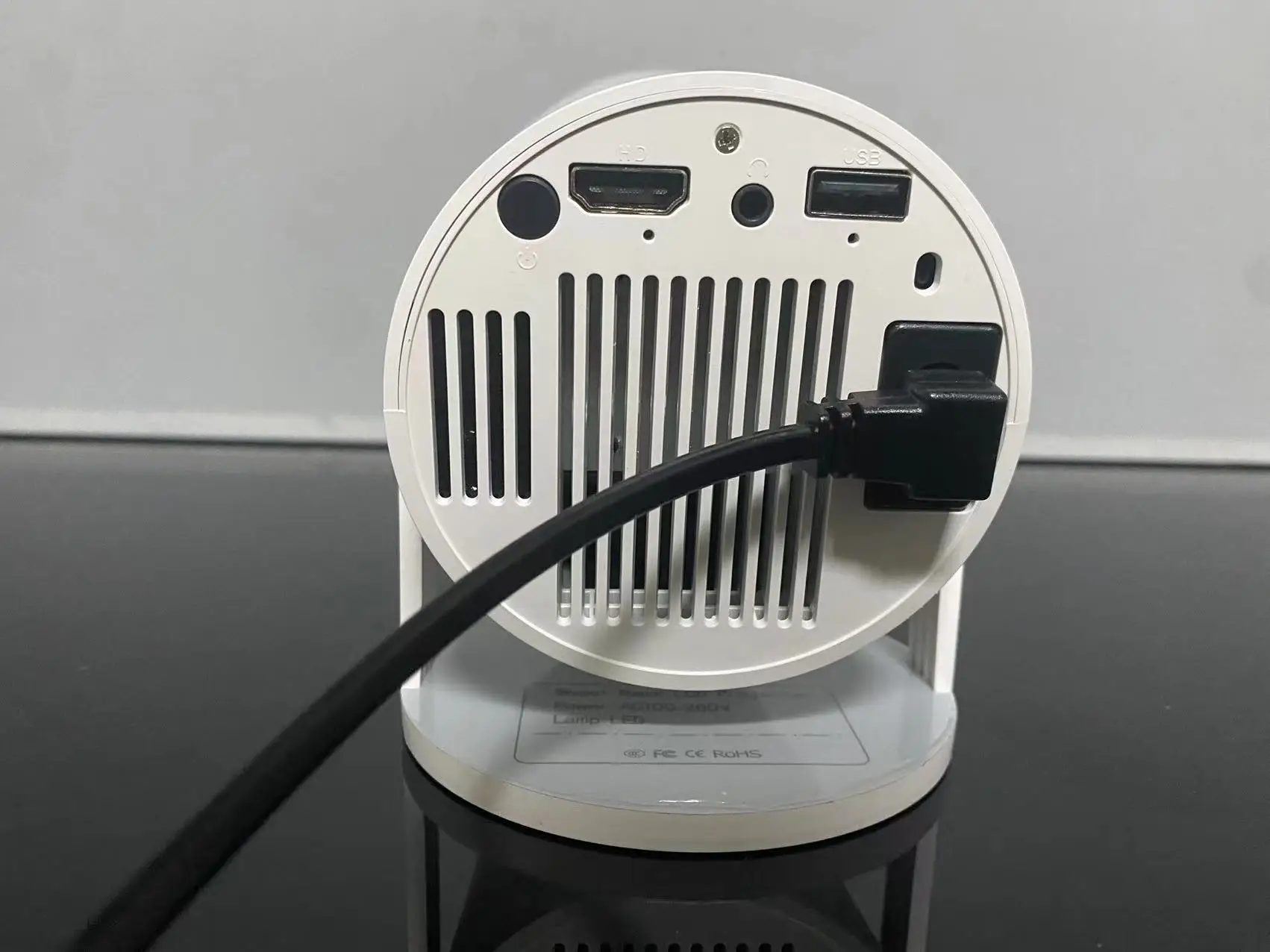 DITONG HY300 projector 1.2m 3m original extended power cord, AC cable extension , cable charging HY320 projector EU US UK Plug - view 5