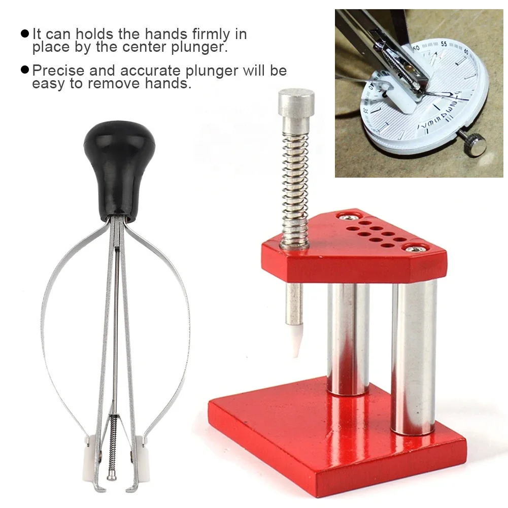 

Watch Hand Plunger Puller Remover Opener Hand Set Alloy Steel Fitter Watch Repair Tool for Watchmaker Watch Hand Removing Tool