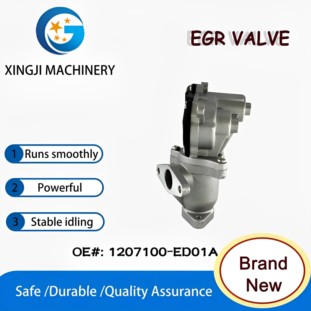 

XingJi Parts Exhaust Gas Rirculation Valve OE 1207100-ED01A Fit for Great Wall Gwm V200 HAVAL HOVER H5 WINGLE 5 WINGLE 6