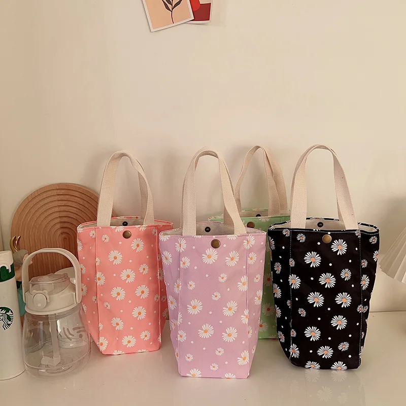 Portable Thermos Cup Covers, Portable Canvas Handbag, Water Bottle Sleeve, Reusable Water Bottle Carrier Bag, Bottle Accessories