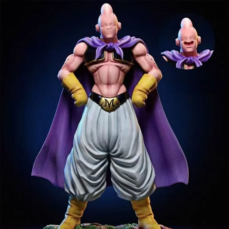 

In Stock Dragon Ball Z Anime Figure Majin Buu Double Headed Statue Action Figures 26cm PVC Statue Collection Doll Model Toys