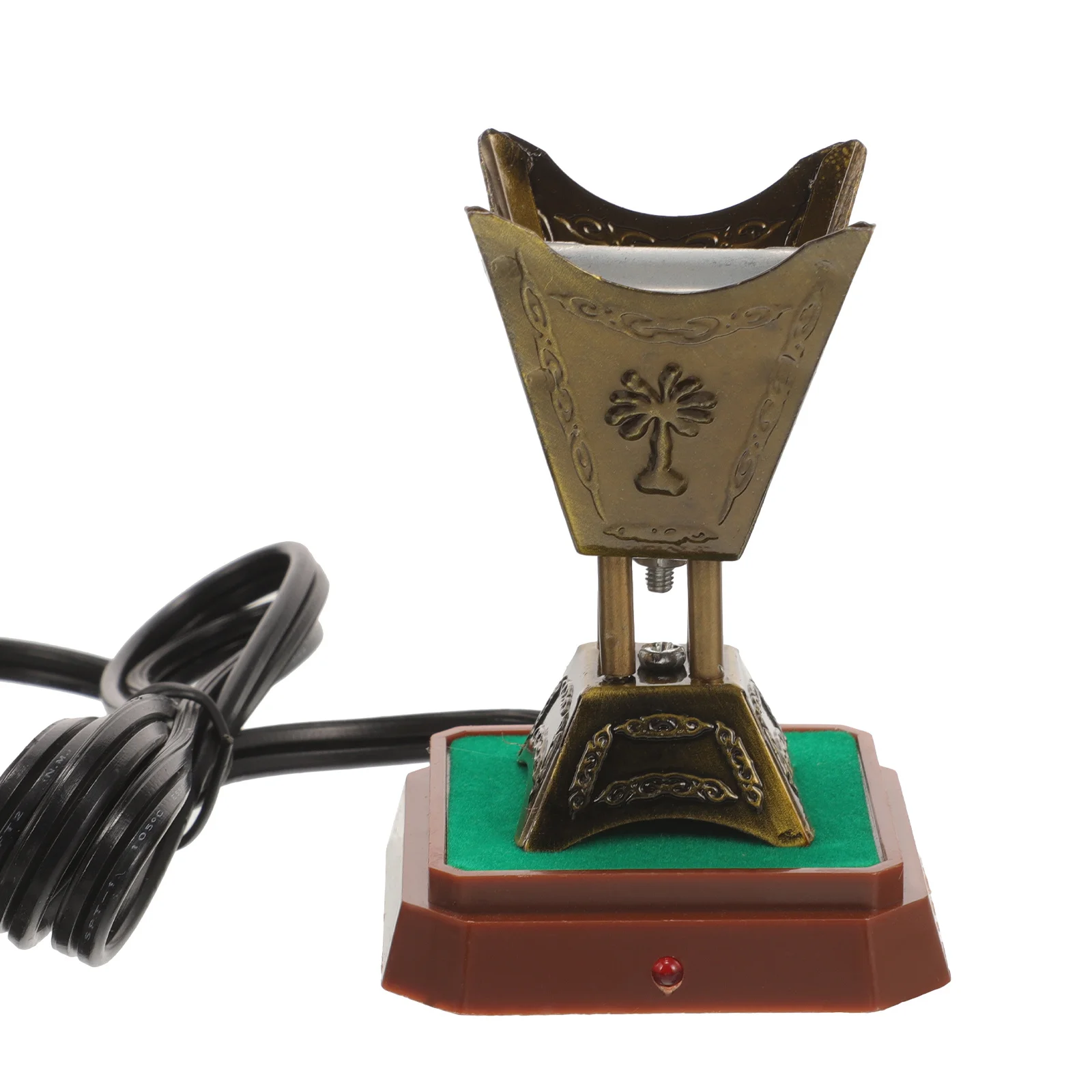 

Electric Incense Car Use Iron Censer Aroma Aroma Therapy Burner Therapy Home Decor Middle Eastern Style Decorative Burner