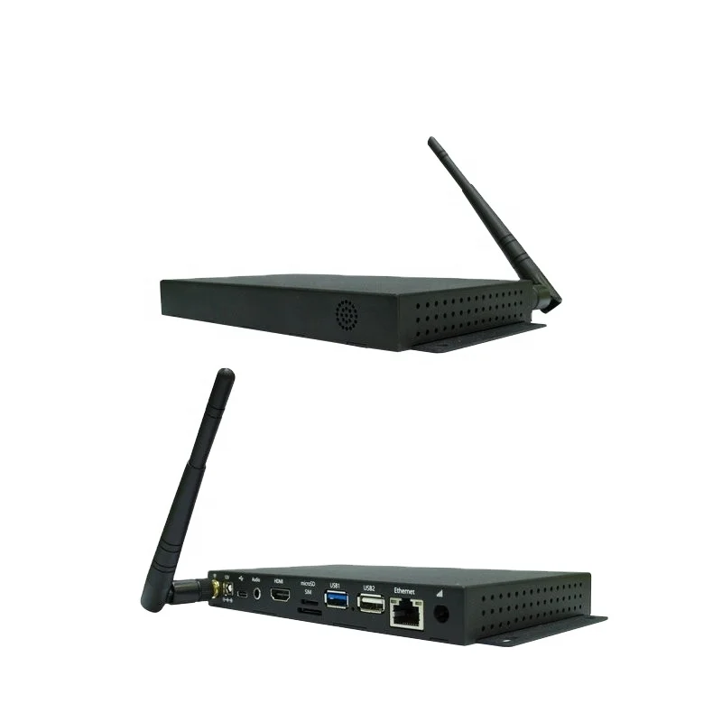RK3399 Android Media Player Box 4K 60FPS EDP LVDS HD OTA Dual Band WiFi Ethernet