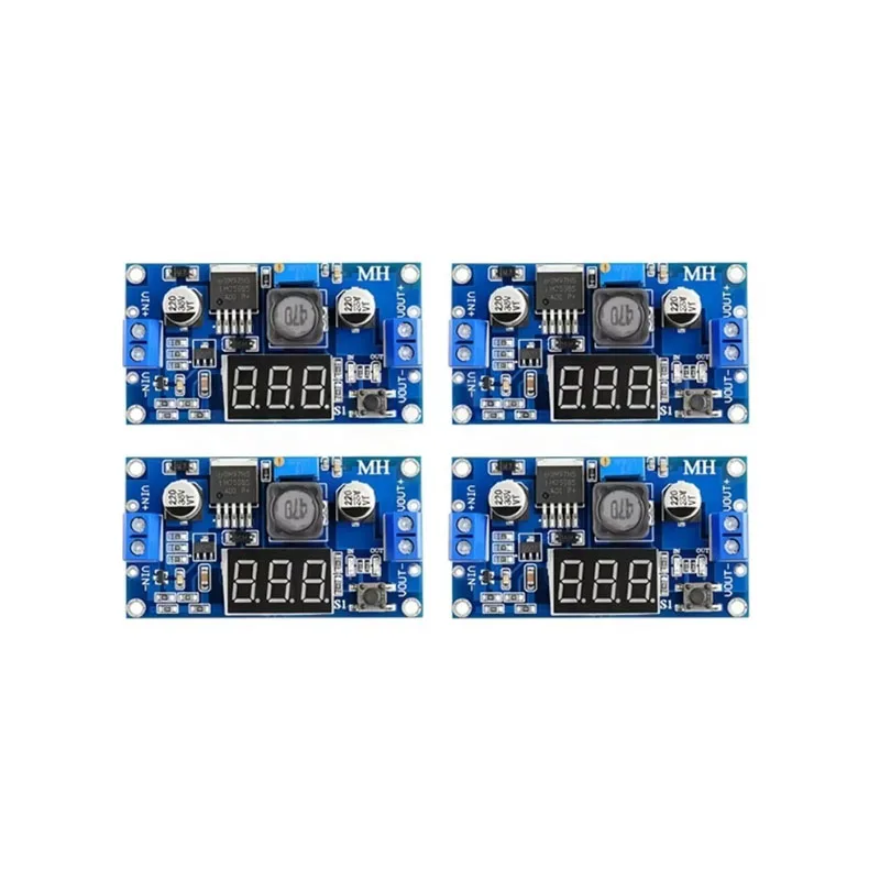 LM2596 DC DC Step Down Converter Voltage Regulator LED Display Voltmeter 4.0~40 to 1.3-37V Buck Adapter Adjustable Power LM2596